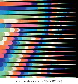 Abstract halftone background pattern. Geometric colorful vector line illustration