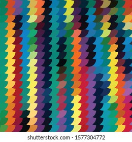 Abstract halftone background pattern. Geometric colorful vector line illustration