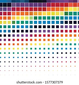 Abstract halftone background pattern. Geometric colorful vector line illustration