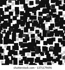 Abstract halftone background pattern. Monochrome geometric vector line illustration