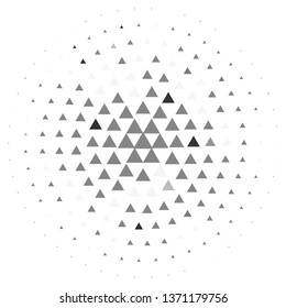 Abstract halftone background pattern. Monochrome geometric vector line illustration