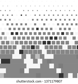 Abstract halftone background pattern. Monochrome geometric vector line illustration