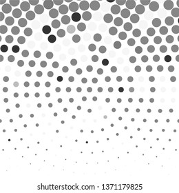 Abstract halftone background pattern. Monochrome geometric vector line illustration