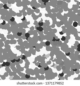 Abstract halftone background pattern. Monochrome geometric vector line illustration