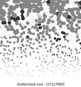 Abstract halftone background pattern. Monochrome geometric vector line illustration