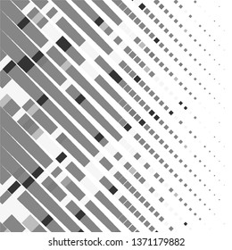 Abstract halftone background pattern. Monochrome geometric vector line illustration