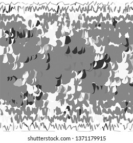 Abstract halftone background pattern. Monochrome geometric vector line illustration
