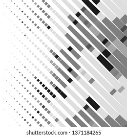 Abstract halftone background pattern. Monochrome geometric vector line illustration