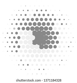 Abstract halftone background pattern. Monochrome geometric vector line illustration