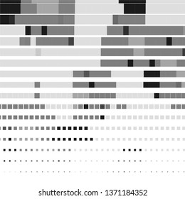 Abstract halftone background pattern. Monochrome geometric vector line illustration