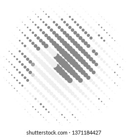 Abstract halftone background pattern. Monochrome geometric vector line illustration