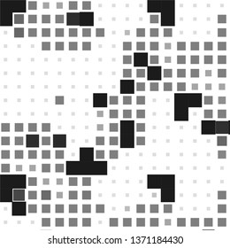 Abstract halftone background pattern. Monochrome geometric vector line illustration