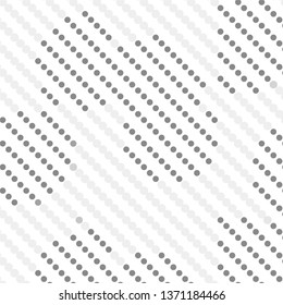 Abstract halftone background pattern. Monochrome geometric vector line illustration