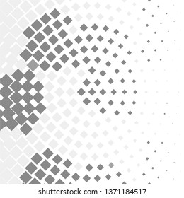 Abstract halftone background pattern. Monochrome geometric vector line illustration