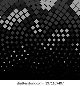 Abstract halftone background pattern. Monochrome geometric vector line illustration