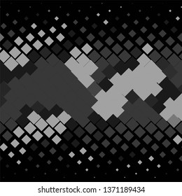 Abstract halftone background pattern. Monochrome geometric vector line illustration