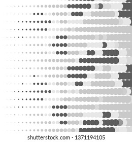Abstract halftone background pattern. Monochrome geometric vector line illustration