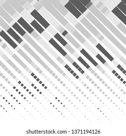 Abstract halftone background pattern. Monochrome geometric vector line illustration