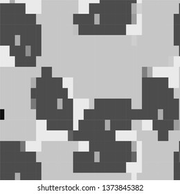 Abstract halftone background pattern. Monochrome geometric vector line illustration