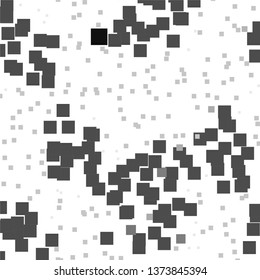 Abstract halftone background pattern. Monochrome geometric vector line illustration
