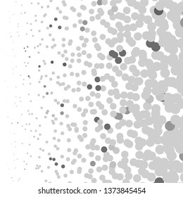 Abstract halftone background pattern. Monochrome geometric vector line illustration