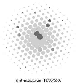 Abstract halftone background pattern. Monochrome geometric vector line illustration