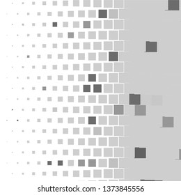 Abstract halftone background pattern. Monochrome geometric vector line illustration