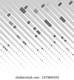 Abstract halftone background pattern. Monochrome geometric vector line illustration