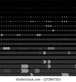 Abstract halftone background pattern. Monochrome geometric vector line illustration