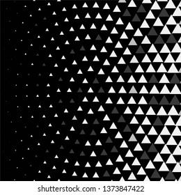 Abstract halftone background pattern. Monochrome geometric vector line illustration