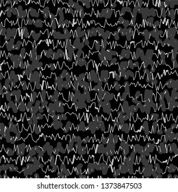 Abstract halftone background pattern. Monochrome geometric vector line illustration