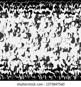 Abstract halftone background pattern. Monochrome geometric vector line illustration