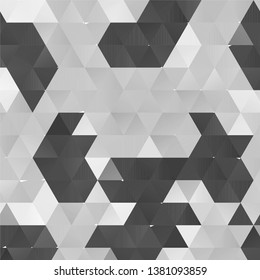 Abstract halftone background pattern. Monochrome geometric vector line illustration