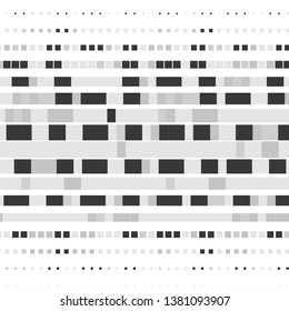 Abstract halftone background pattern. Monochrome geometric vector line illustration