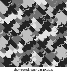 Abstract halftone background pattern. Monochrome geometric vector line illustration