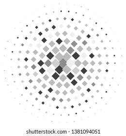 Abstract halftone background pattern. Monochrome geometric vector line illustration