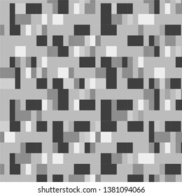 Abstract halftone background pattern. Monochrome geometric vector line illustration