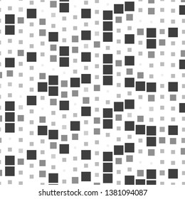 Abstract halftone background pattern. Monochrome geometric vector line illustration