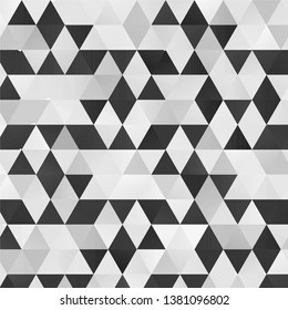 Abstract halftone background pattern. Monochrome geometric vector line illustration