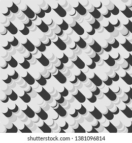 Abstract halftone background pattern. Monochrome geometric vector line illustration