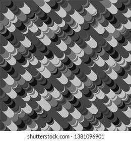 Abstract halftone background pattern. Monochrome geometric vector line illustration