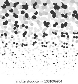 Abstract halftone background pattern. Monochrome geometric vector line illustration