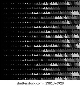Abstract halftone background pattern. Monochrome geometric vector line illustration