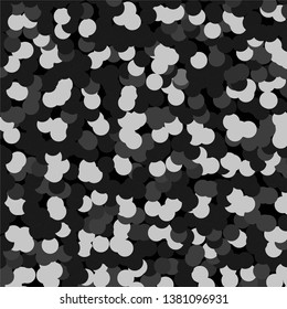 Abstract halftone background pattern. Monochrome geometric vector line illustration