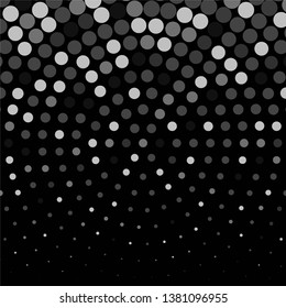 Abstract halftone background pattern. Monochrome geometric vector line illustration