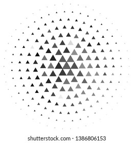 Abstract halftone background pattern. Monochrome geometric vector line illustration