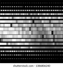 Abstract halftone background pattern. Monochrome geometric vector line illustration