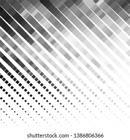 Abstract halftone background pattern. Monochrome geometric vector line illustration