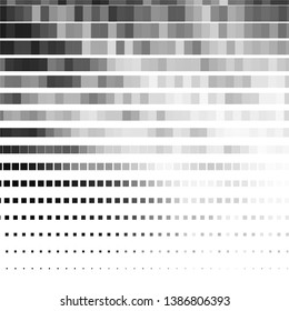 Abstract halftone background pattern. Monochrome geometric vector line illustration