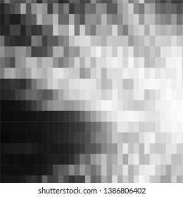 Abstract halftone background pattern. Monochrome geometric vector line illustration